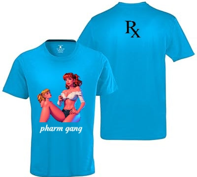 Pharm Gang 2 girls 1 Tee